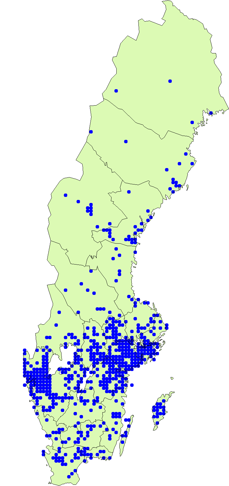 Utbredningskarta för aspsopp